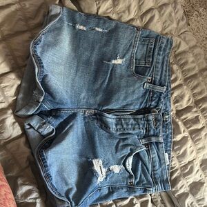 Women's Blue Denim Shorts